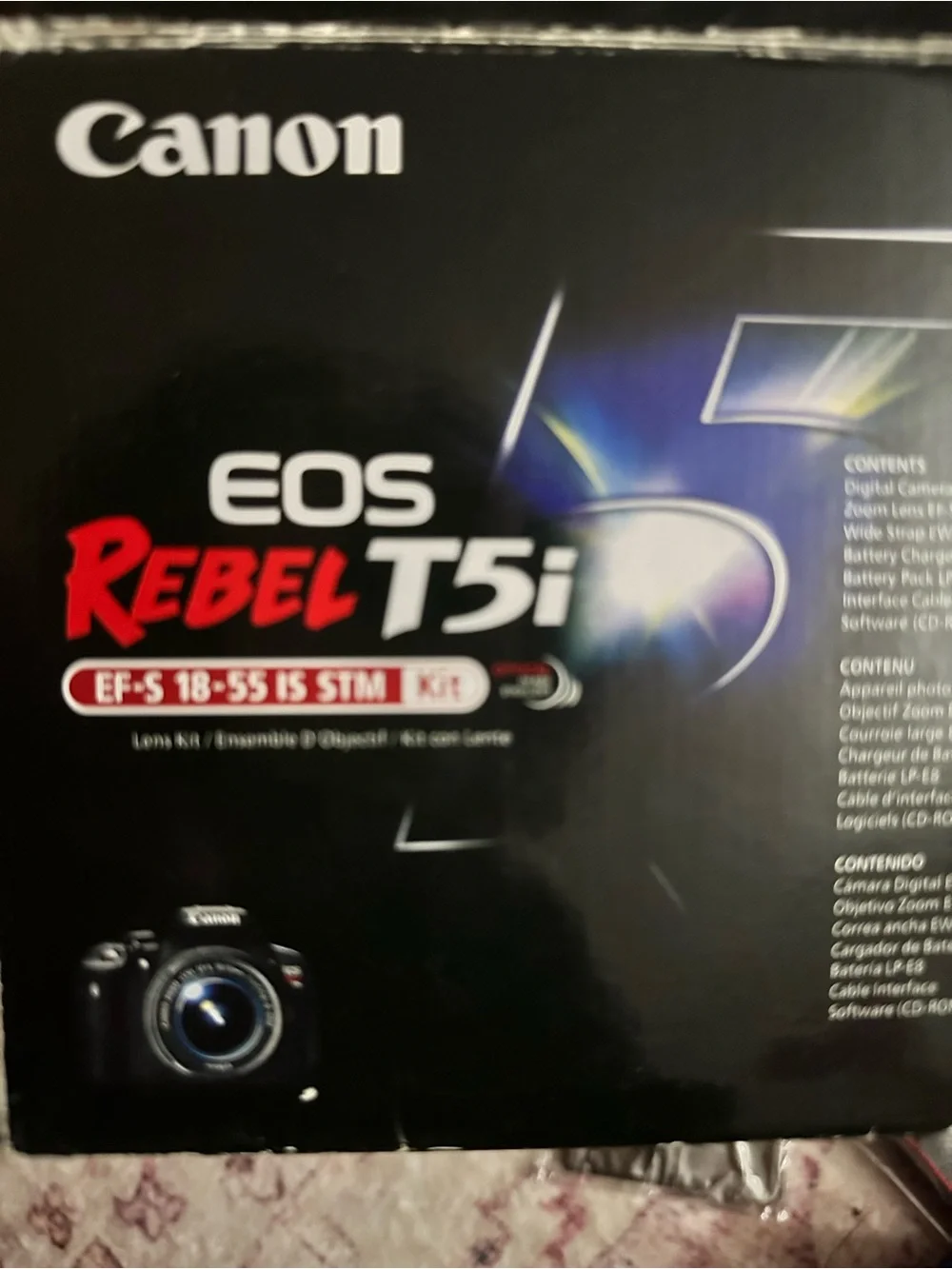 canon eos rebel t5i dslr camera bundle with zoom lense